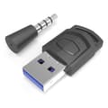 Miniatyrbillede 1 af 11: Til Sony PS5 PS4 PC Bluetooth USB 3,5 mm Audio Transmitter Trådløs modtager Black