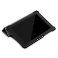 Miniatyrbillede 5 af 5: Lenovo Tab E7 TB-7104F Trifoldet stativ PU Læder Beskyttelsesetui Black