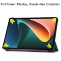 Pikkukuva 2 / 9: Xiaomi Pad 5 Stand Slim Fit Cover Sleep / Wake - Plum Blossom Green