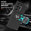 Miniatyrbillede 6 af 7: Samsung Galaxy S24 Ultra Fingerring Kickstand Hybrid Taske Black
