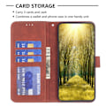 Miniatyrbilde 4 av 5: BINFEN COLOR For Samsung Galaxy S24 FE Etui Støtsikker Lommebok Telefondeksel Brown