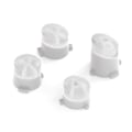 Miniatyrbilde 1 av 6: For Xbox One S One Elite Controller ABXY Erstatningsknapper - Hvit White