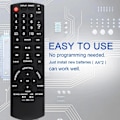 Miniatyrbild 3 av 5: TV fjärrkontroll Ersättning för N2QAYB001094 För Panasonic TV Svart