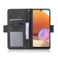 Miniatyrbilde 4 av 8: Lommebok Stativ Flip Telefonveske for Samsung Galaxy A32 4G - Svart Black