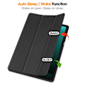 Pikkukuva 5 / 6: Kolmen taittotelineen älykotelo Samsung Galaxy Tab S10+ (S10 Plus) -puhelimelle Black