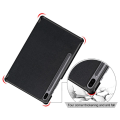 Miniatyrbillede 8 af 8: Tri-fold Stand Case for Samsung Galaxy Tab S6 - Black Black