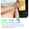 Miniatyrbild 11 av 11: Multifunktion Smart Ring Health Tracker sömn puls blod syre övervakning 16# Svart
