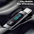 Miniatyrbild 3 av 9: USB-C hane till USB-C hona 240W Power Meter Tester Digital Svart