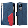 Miniatyrbillede 10 af 10: KT Multi-function Series-5 For Xiaomi 12T / 12T Pro Phone Case - Blue Blue