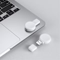 Pikkukuva 4 / 9: Langaton USB-A nopea magneettinen laturi Apple Watch Series 1-8: lle White