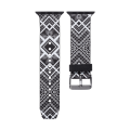 Miniatyrbillede 4 af 7: Silikone urrem til Apple Watch 4 44mm, serie 3/2/1 42mm - firkant Multicolor