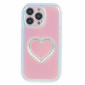 Miniatyrbillede 2 af 6: Til iPhone 15 Pro Cover Shell TPU 3D Hjerteform - Flerfarvet Multicolor