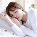 Miniatyrbillede 5 af 6: USB-C headset in-ear hovedtelefoner søvn støj isolering - Hvid White