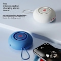 Miniatyrbild 6 av 11: Badrum Vattentät sugkopp Bluetooth Högtalare Trådlös Stödjer minneskort - Grå grå