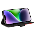 Miniatyrbillede 6 af 9: Til iPhone 15 Plus KT Series-1 Dobbeltfarvet etui Black
