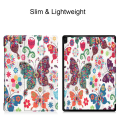 Miniatyrbild 4 av 8: Tri-fold Fodral till Lenovo Tab E10 - Butterfly multifärg
