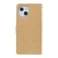 Miniatyrbillede 8 af 11: MERCURY GOOSPERY Blue Moon Wallet Case iPhone 13 Mini - Gold Gold