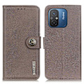 Miniatyrbillede 1 af 8: KHAZNEH til Xiaomi Redmi 12C tegnebogstaske - Khaki Khaki