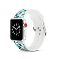 Pikkukuva 5 / 6: Silicone Watchband for Apple Watch 4 44mm, Series 3 / 2 / 1 42mm - Triangle Multicolor