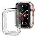 Miniatyrbild 1 av 8: Skyddande Transparant Skal TPU för Apple Watch Series 7 45mm Transparent