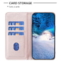Miniatyrbillede 5 af 6: BINFEN COLOR Til Google Pixel 8a Etui PU Læder Telefoncover Pink gold