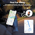 Miniatyrbild 4 av 8: Anti-Lost Mini Global Locator Smart GPS Tracker Fungerar med Find My Brun