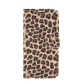 Miniatyrbillede 3 af 7: Leopardmønster tegnebogsovertræk til iPhone 12 Pro Max - Brun Brown