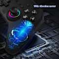 Miniatyrbilde 10 av 11: Kompatibel med Nintendo Switch Pro Wireless Game Controller Bluetooth Gamepad Controller Black