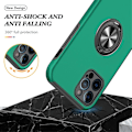 Pikkukuva 3 / 7: iPhone 14 Pro Max Sormirengas Sivutuen Hybridikotelo - Green