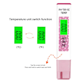 Miniatyrbillede 3 af 8: 4-i-1 test for vandkvalitet PH TDS EC TEMP testpen White