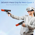 Miniatyrbilde 3 av 7: DEVASO For Meta Quest 3 VR Gaming Pistol Skytespillhåndtak Black