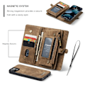 Miniatyrbilde 7 av 11: CASEME iPhone 13 Mini Retro Lommebok-deksel - Brun Brown