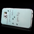 Pikkukuva 3 / 6: Samsung Galaxy S6 TPU skal Fall Before You Fly Purple