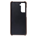 Pikkukuva 4 / 4: Samsung Galaxy S24 KSQ Pu-nahkapäällysteinen kuori kova kotelo Brown