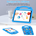Pikkukuva 7 / 7: Apple iPad 10.2 2021 2020 2019 Iskunkestävä EVA-vaahtomuovijalustan kuori - Taivaansininen Blue
