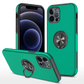 Miniatyrbillede 1 af 7: iPhone 14 Pro Max Fingerring Kickstand Hybrid Taske - Grøn Green