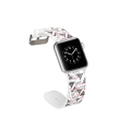 Pikkukuva 3 / 5: Silicone Watchband for Apple Watch 4 40mm, Series 3 / 2 / 1 38mm - Flamingo Multicolor