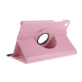 Miniatyrbillede 3 af 5: Litchi Taske Roterende Stativ Samsung Galaxy Tab A7 10.4 (2020) Pink