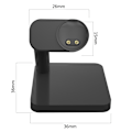 Pikkukuva 2 / 10: Xiaomi Mi Band 7 Band 6 Band 5 + NFC USB-latauskaapelin teline Black