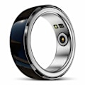 Miniatyrbilde 11 av 11: Multifunksjons Smart Ring Helse Tracker Søvn Hjertefrekvens Blod Oksygen Overvåking 18# Black
