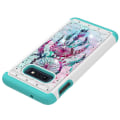Miniatyrbillede 2 af 5: Samsung Galaxy S10e Pattern PC TPU Phone Shell - Mandala Flower Black