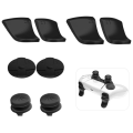 Miniatyrbild 1 av 8: Playstation 5 / PS5 L2 R2 Trigger Extender + D-pad knappsats Tumgrepp Kontroll Svart
