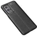 Miniatyrbillede 8 af 9: Litchi Skin Soft TPU Case for OnePlus 9 Pro - Black Black