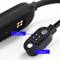Miniatyrbillede 8 af 11: Oplader Ladekabel til YUANS X18 / X18 Pro Black