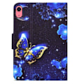 Pikkukuva 2 / 8: For iPad 10.9 (2022) Tablet Case Cover Foldable Stand - Blue Butterfly Blue