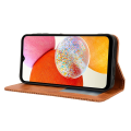 Miniatyrbild 4 av 7: Samsung Galaxy A15 5G Plånboksfodral  - Brun Brun