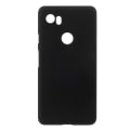Miniatyrbillede 1 af 4: Rubberized Hard Plastic Cover for Google Pixel 2 XL - Black Black