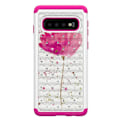 Miniatyrbillede 1 af 5: Samsung Galaxy S10 Pattern PC TPU Phone Shell - Pink Flower Black