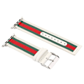 Pikkukuva 2 / 4: Nylon Watchband for Apple Watch 4 44mm, Series 3 / 2 / 1 42mm White