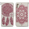 Miniatyrbild 3 av 5: iPhone XS Max Plånboksfodral - Dream Catcher - Vit-Rosa Rosa